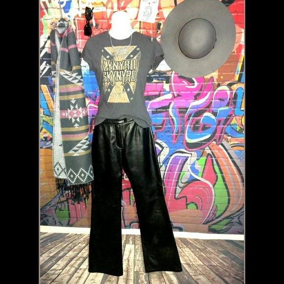 Siena Studio Pants - Vintage Leather Pants Outfit Bundle Lynyrd Skynyrd